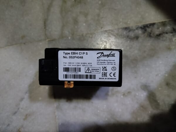 Danfoss Ignition Transformer for Gas Burner, Type: EBI4 C1P S, Model: 052F4048