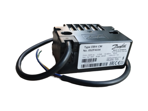 Danfoss Ignition Transformer for Diesel Oil Burner, Type: EBI4 CM, Model: 052F4034